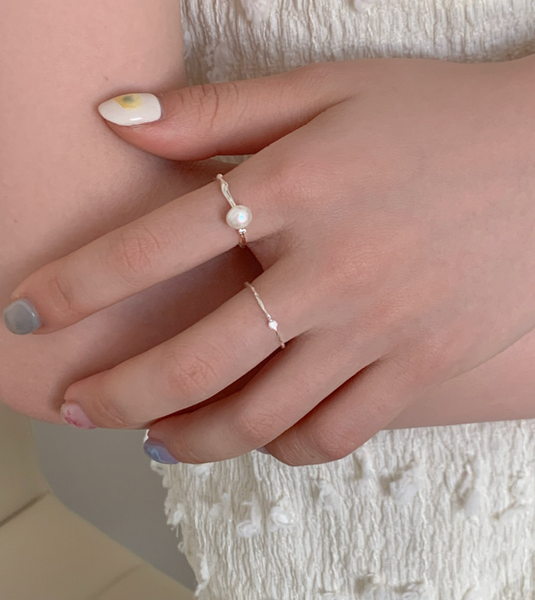 [aube n berry] 925Silver Lace Layered Ring Collection