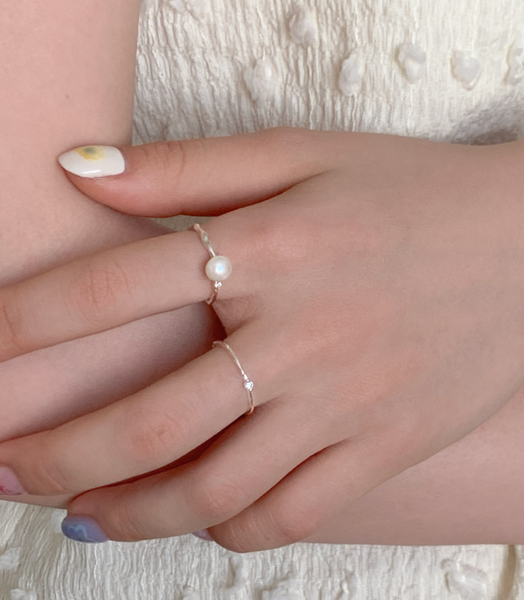 [aube n berry] 925Silver Lace Layered Ring Collection