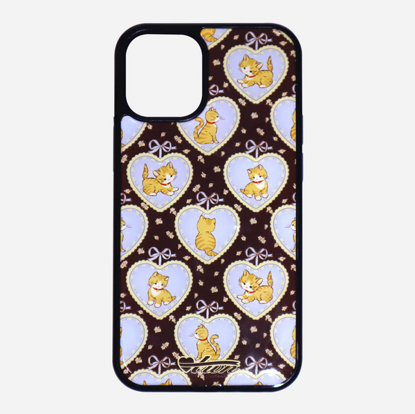 [twiner] Kitty Brown Phone Case