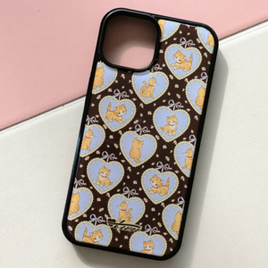 [twiner] Kitty Brown Phone Case