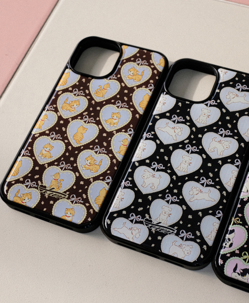 [twiner] Kitty Brown Phone Case