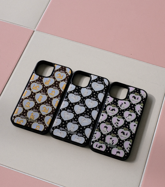 [twiner] Kitty Brown Phone Case