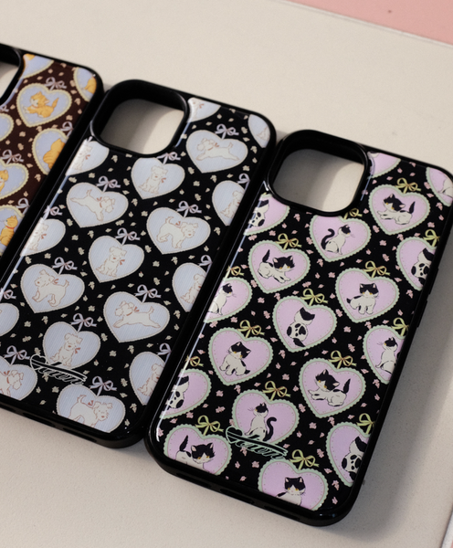 [twiner] Kitty Black Phone Case (店主pick!)