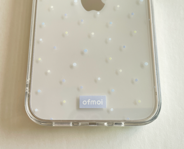 [ofmoi] Snow Bean Clear Phone Case