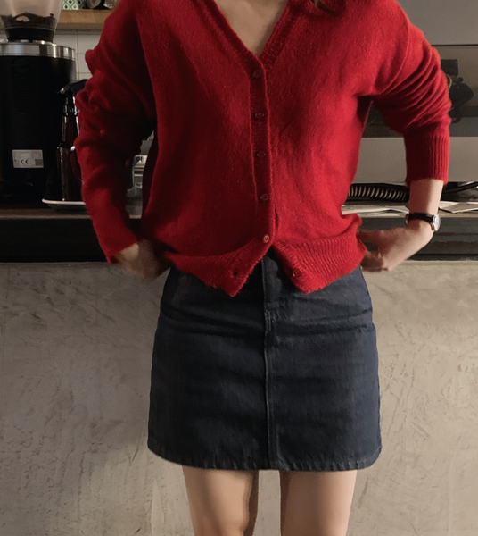 [SLOWAND] Melo Soft Fit V Cardigan