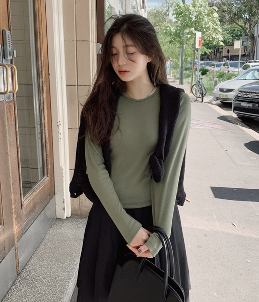 [SLOWAND] Melo Soft Fit V Cardigan