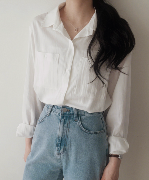 [SLOWAND] Match Spring Pocket Shirt