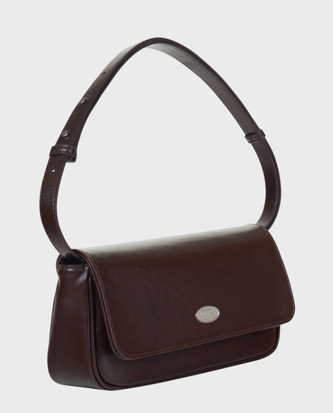 [DUMARO] Mona Two Way Cross Bag / Brown (PRE-ORDER)