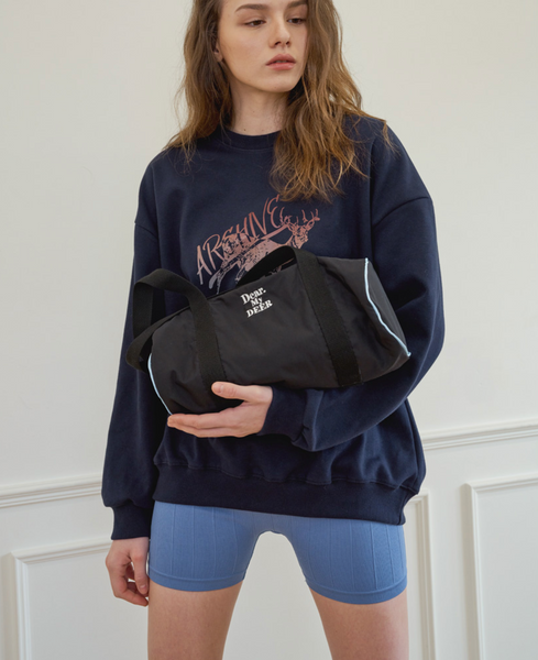 [DEARMYDEER] Logo Sports Duffel Mini Bag (Black)