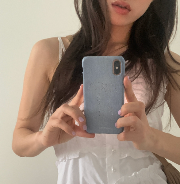 [second boutique] Twinkle Single Ribbon Hard Phone Case