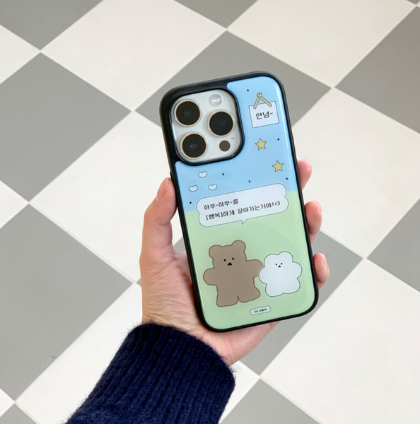 [chanibear] Happiness Message Phone Case