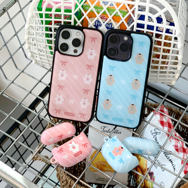 [chanibear] Ribbon Bear Phone Case