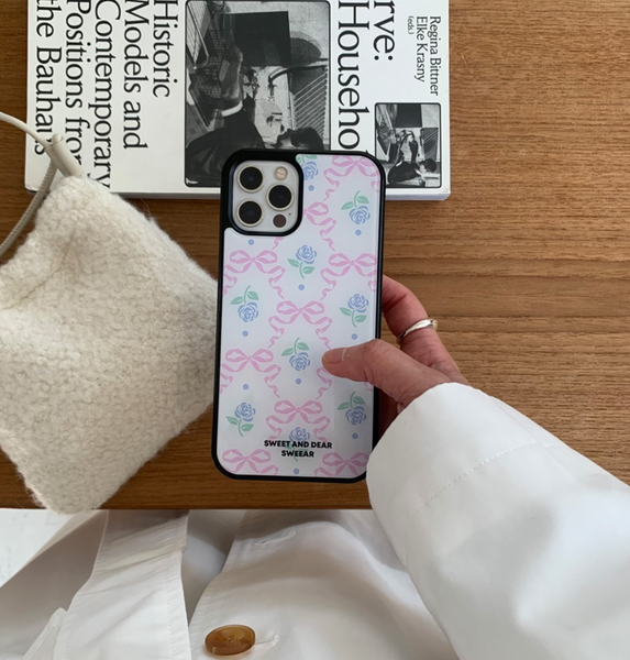 [SWEEAR] ROSE RIBBON BUMPER CASE