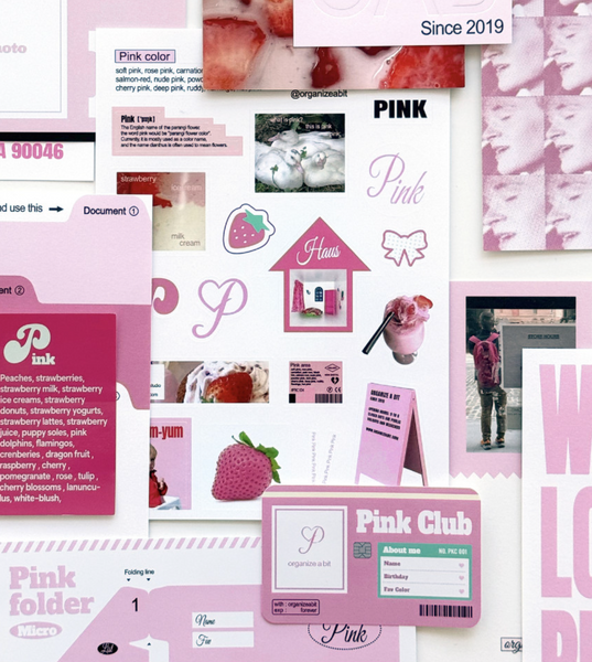 [oab studio] Tone Pack Pink Sticker Pack