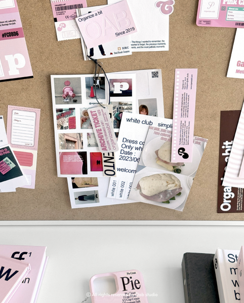 [oab studio] Tone Pack Pink Sticker Pack