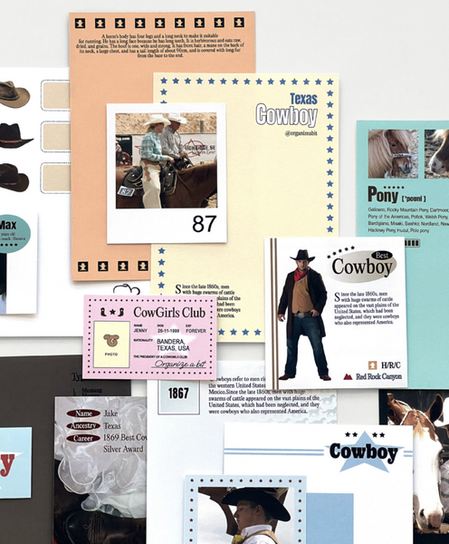 [oab studio] Cowboy Sticker Pack