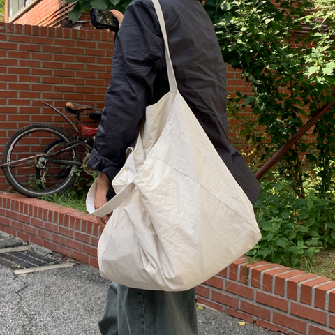 [nuaname] White Eco Bag