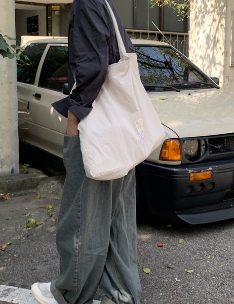 [nuaname] White Eco Bag