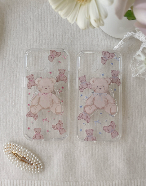 [Romantic Mood] Bear Acrylic Smart Tok (MagSafe)