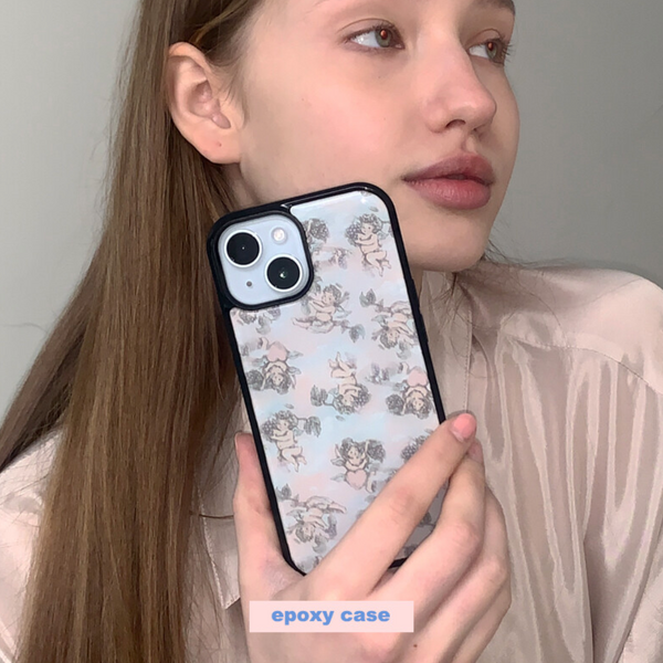 [muse mood] Grape Angel Epoxy Phone Case