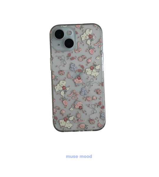 [muse mood] Petit Pastissier Clear Phone Case