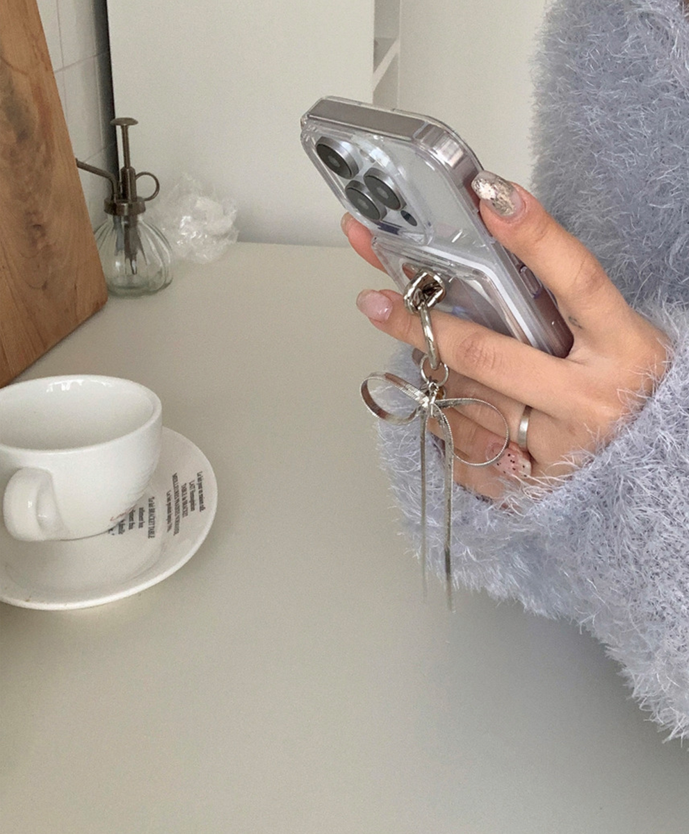 [earliner] Handmade Mini Initial Ribbon Keyring – Ohue