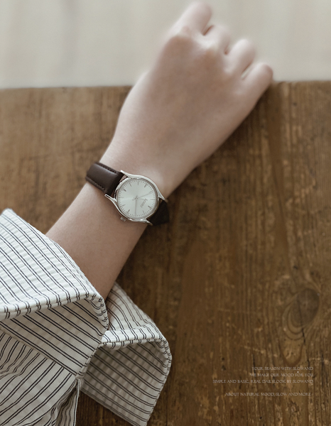 [SLOWAND] # LENTO Modern Classic Watch (Cowhide)