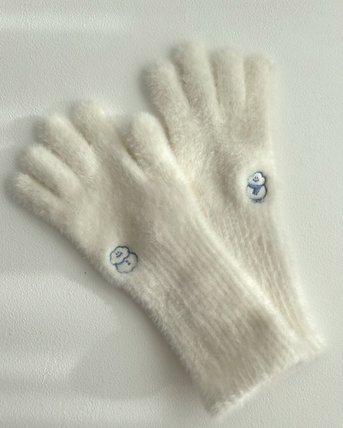 [skyfolio] Cloud Fluffy Knit Gloves