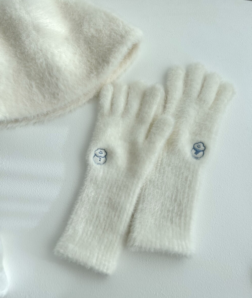 [skyfolio] Cloud Fluffy Knit Gloves