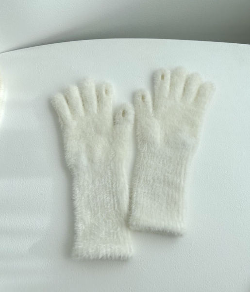 [skyfolio] Cloud Fluffy Knit Gloves