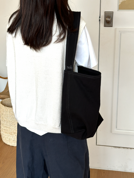 [noh] Basic bag Black (S size)