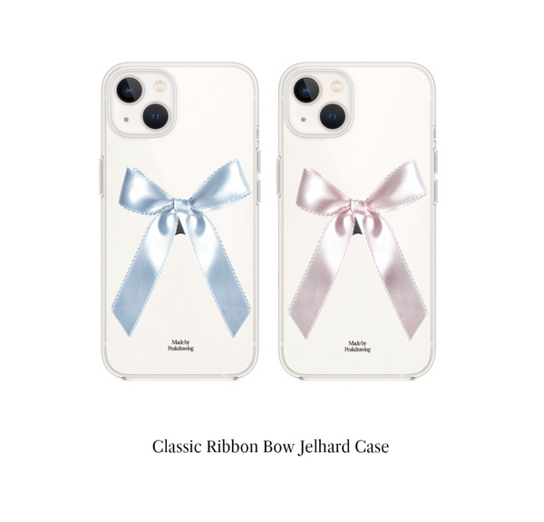 [Peakdrawing] Classic Ribbon Bow Jelly Hard Case