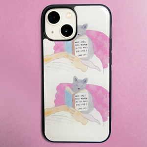 [JAZZ OR NOT] Thinking Cat Phone Case (4Types)