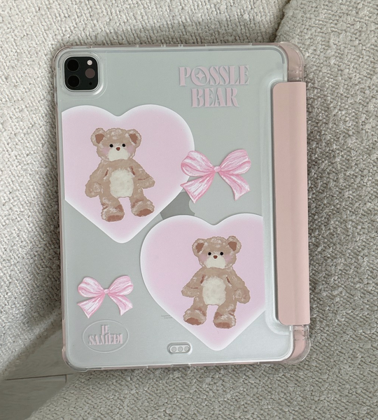 [LE SAMEDI] Love & Possle Bear Ipad Case