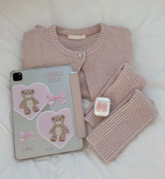 [LE SAMEDI] Love & Possle Bear Ipad Case