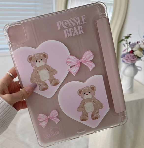 [LE SAMEDI] Love & Possle Bear Ipad Case