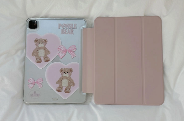 [LE SAMEDI] Love & Possle Bear Ipad Case