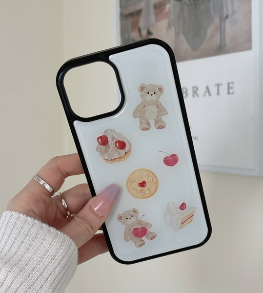 [LE SAMEDI] Bear & Dessert Epoxy Phone Case