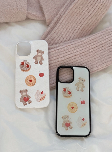 [LE SAMEDI] Bear & Dessert Epoxy Phone Case