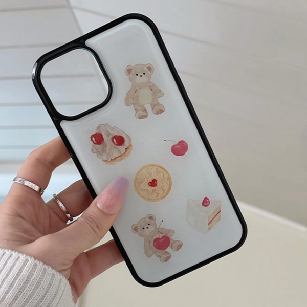 [LE SAMEDI] Bear & Dessert Epoxy Phone Case