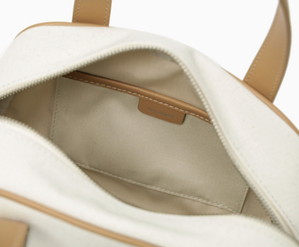 [depound] Bowling Canvas Bag (Tote) - Beige