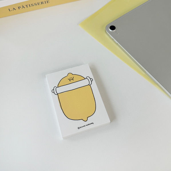 [second morning] Lemoni Dough Memopad