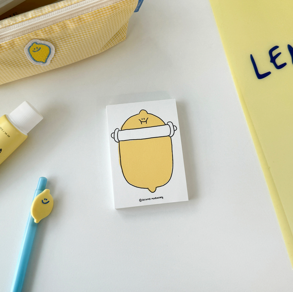 [second morning] Lemoni Dough Memopad