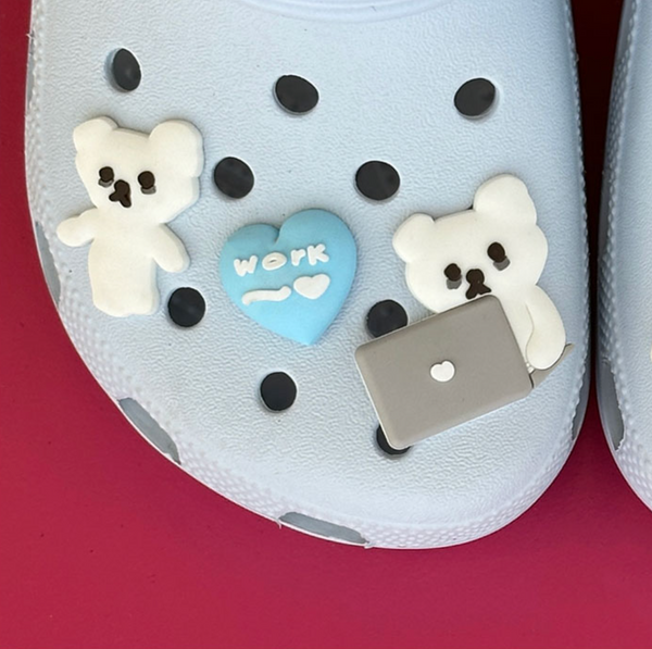 [MAZZZZY] Work Muffin Shoe Charms Set