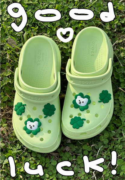 [MAZZZZY] Clover Muffin Shoe Charms Set