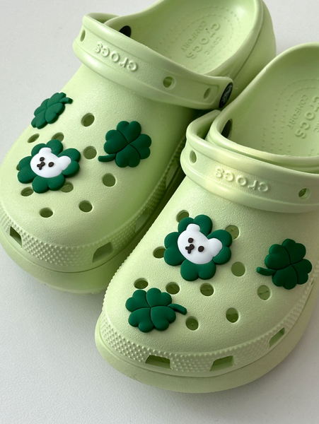 [MAZZZZY] Clover Muffin Shoe Charms Set