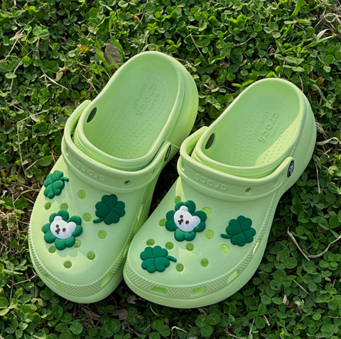[MAZZZZY] Clover Muffin Shoe Charms Set