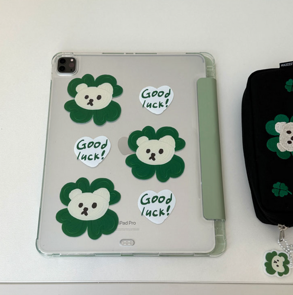 [MAZZZZY] Clover Muffin Avocado Ipad Case