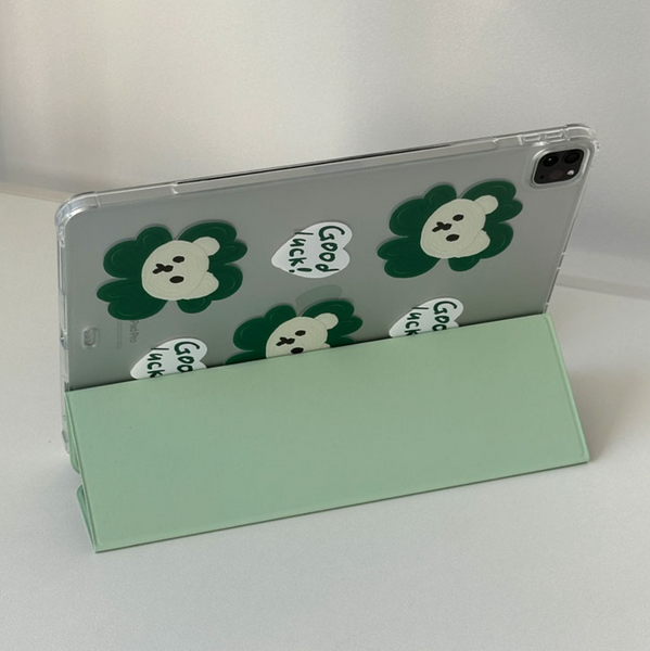 [MAZZZZY] Clover Muffin Avocado Ipad Case