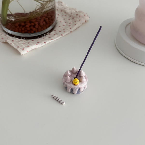 [second morning] Cake Incense Holder